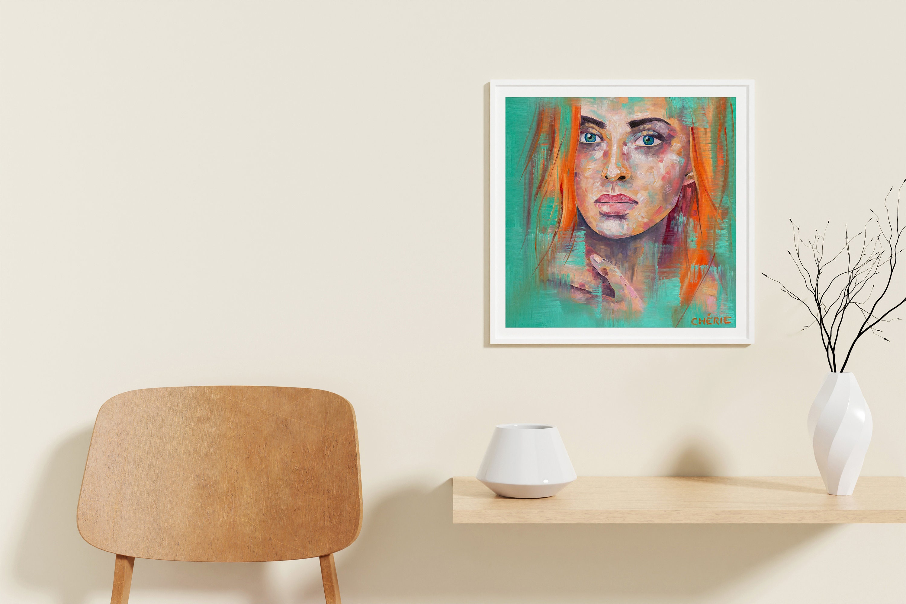 Portrait Art / Prints for Framing / Prints Wall Art / Woman Etsy