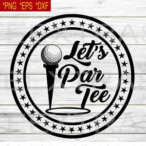 パーティーをしましょう | SVG EPS PNG DXF | シルエット クリップアート 画像ファイル | ゴルフ スポーツの格言 素晴らしいゴルファー | ゴルフ選手の名言 ゴルフコースの格言