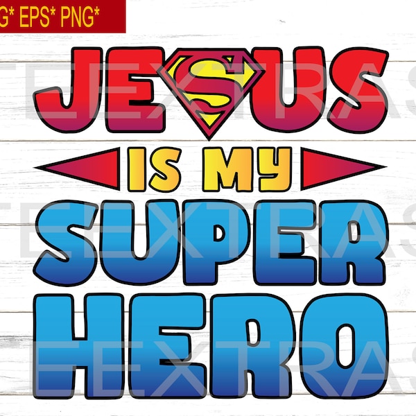 Jesus Superhero - Etsy