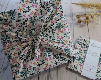 Furoshiki en Tissu Réutilisable – Emballage Cadeau Écologique Made in France