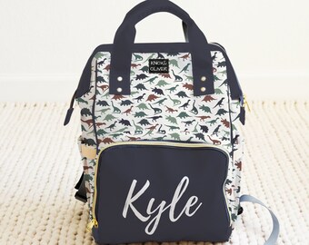 monogrammed diaper bolsa for boy