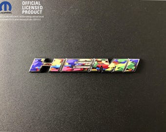 Dodge HEMI Fender Emblem Overlay Decals L&R AUTISM Awareness Fits 2011-2019 Challenger Charger Durango