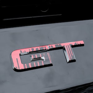 Overlay sticker met 'Dripping Blood'-embleem voor GT past op Mustang GT 2015-2023