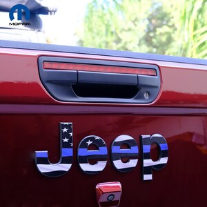 Jeep Emblem Overlay Decals - American Flag - Foto 3