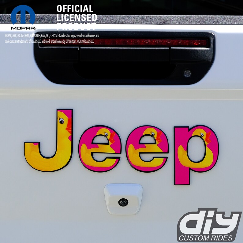 Jeep Gladiator Tailgate Emblem Overlay Decals rubber Etsy Australia