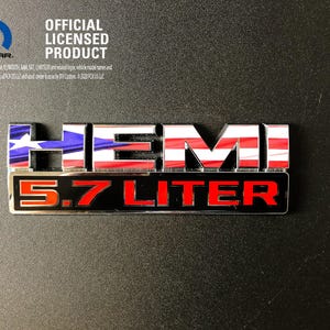 RAM 1500 HEMI Fender Emblem Overlay Decals (Pair) PUERTO Rican Flag Fits 2013-2023
