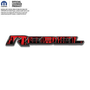 RAM 1500 Rebel Emblem Overlay Decals Dripping Red Fits 2015-2026