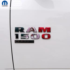 RAM Classic 1500 Door Emblem Decals MEXICAN FLAG Fits Fits 2009-2024