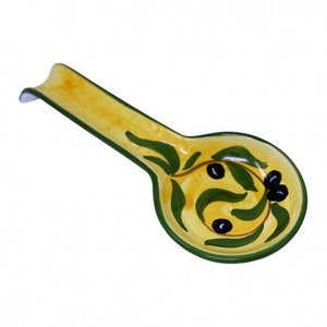 Olive ladle rest