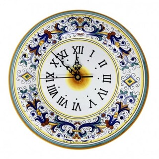 Orologio Da Parete Rotondo Deco Chic – Diametro 30,5 Cm, Quadrante Bianco E Rame, Silenzioso