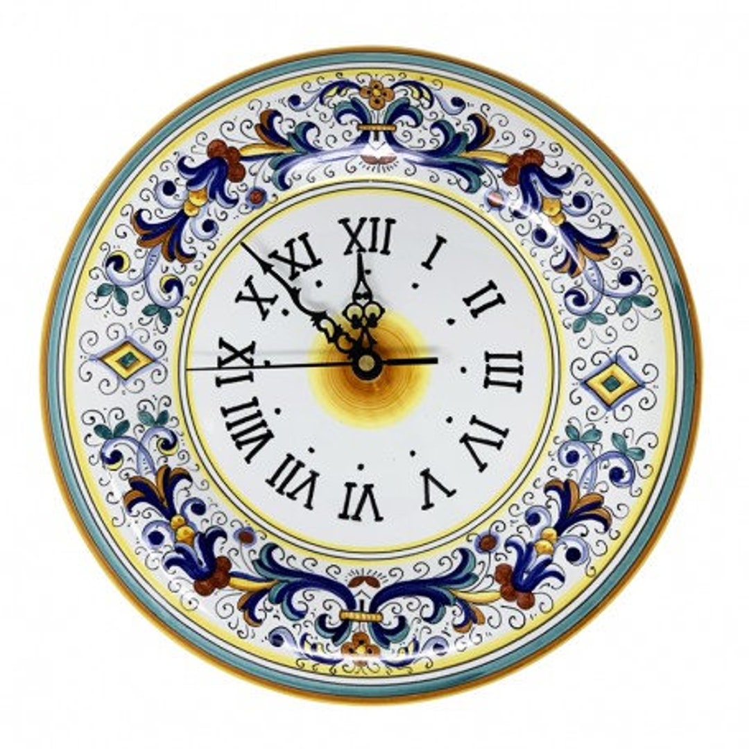Orologio Da Parete Rotondo Deco Chic – Diametro 30,5 Cm, Quadrante Bianco E Rame, Silenzioso