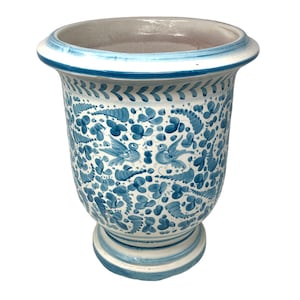 Anduze Vase Arabesque Turquoise