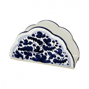 Porta tovaglioli Arabesco Blu