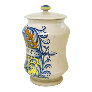 Paire de vases de pharmacie albarello. Bassano