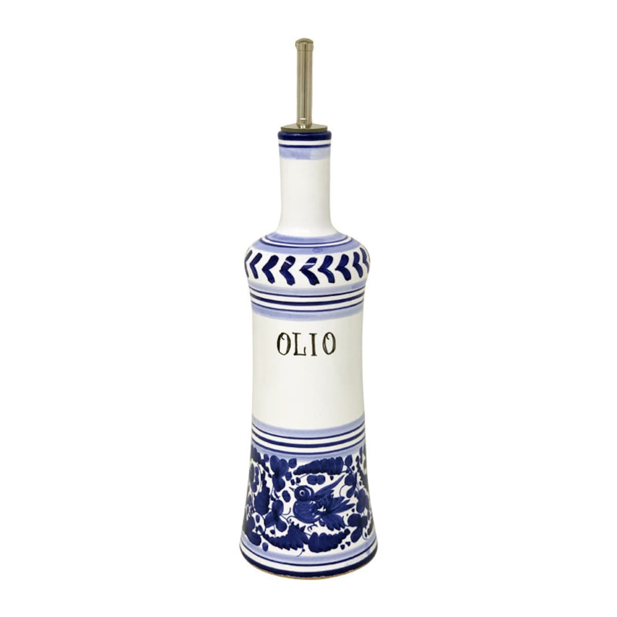 Oil Bottle 1/2L 17oz With Arabesco Blue Decoration - Etsy
