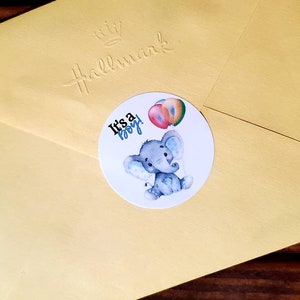 It&#39;s a boy envelope label, Baby Shower Sticker, Boy Baby Shower, Baby Shower Favors, Baby shower labels