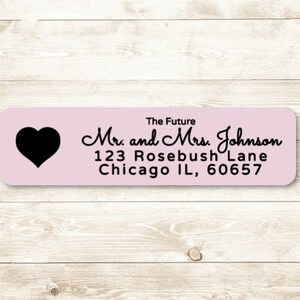 Future Mr. and Mrs. Personalisierte Adressetiketten, personalisierte Adressetiketten, personalisierte Adressetiketten