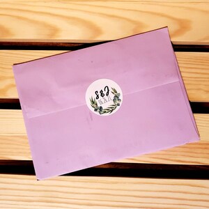 Wedding invitation envelope seals, anniversary envelope seals, bridal shower envelope seals, initial wedding stickers