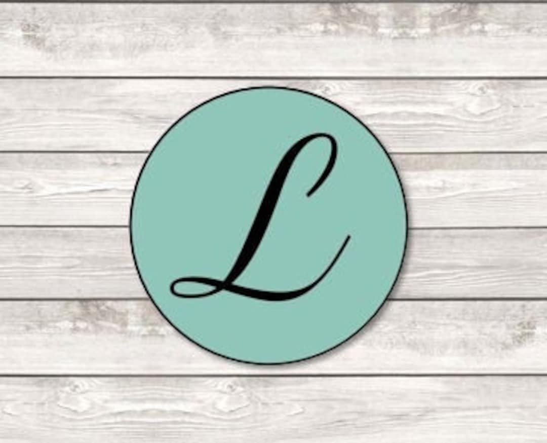 Initial Sign Sticker Monogram Sticker, Initial Sticker Envelope Seals, Wedding Invitations ...