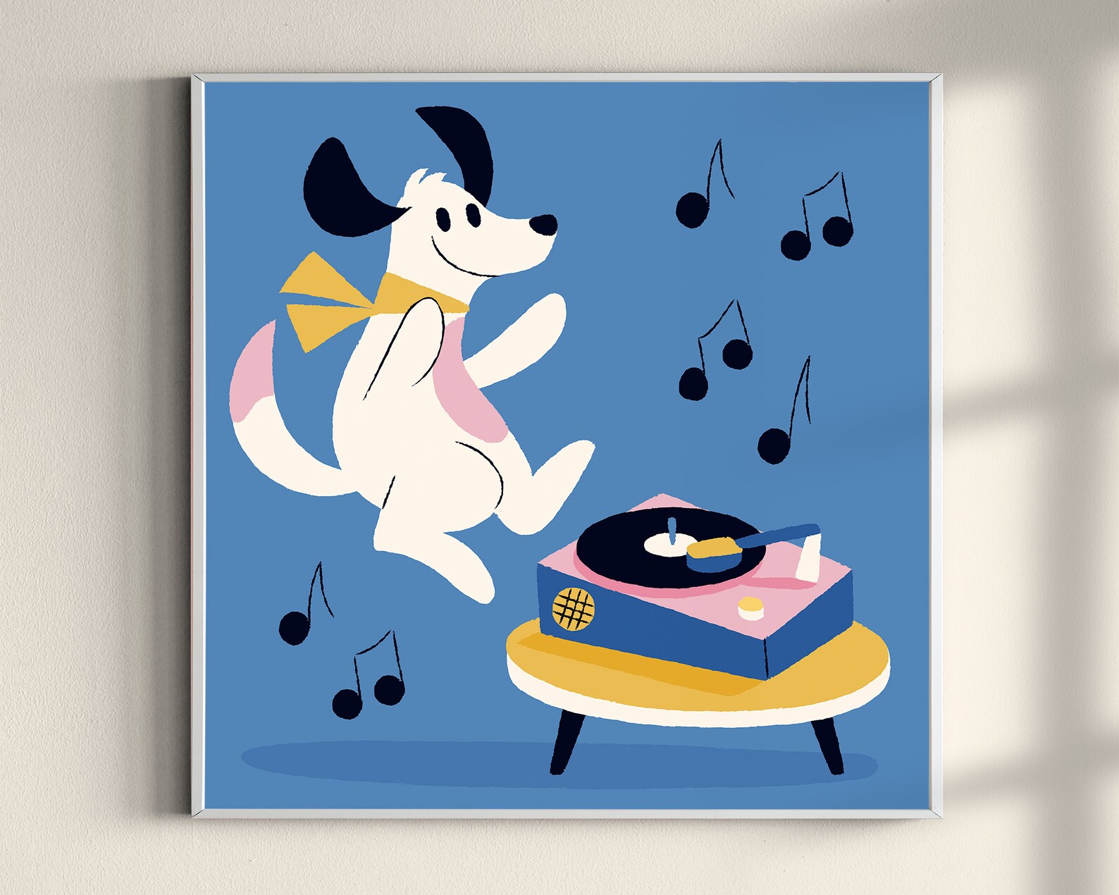 Dancing Dog Wall Art Instant Digital Download print at Etsy