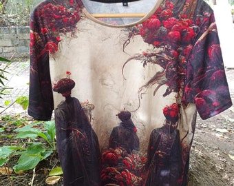 Opium Eaters All Over print, Darkwave, weirdcore, psychedelic, goth
