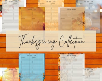 Fall Holiday To-Do List: Productivity Planner (Digital Download)