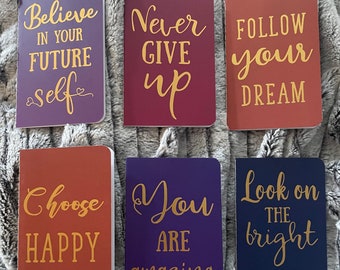 Inspirational Quote Mini Notebook: Pocket Journal (3.2" X 5")