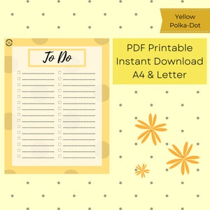 To Do List for Productivity | Checklists for productivity, Instant Download, Productivity Planner | Prink Floral Print Daily To Do