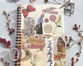 Journal Decorating Kit: Stickers, Washi Tape & Pen Set
