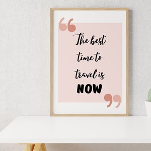 Traveler Gift | Quote Print | Digital Travel Poster | Digital Download | Trendy Prints | Quote Travel Poster | Minimalist Poster | Wall Art