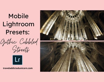 Mobile Lightroom Presets: Gothic Cobbled Streets | Adobe Lightroom Presets | Travel Blog | Dark, Churches, Old Bridges, Black