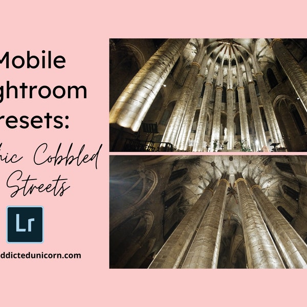 Mobile Lightroom Presets: Gothic Cobbled Streets | Adobe Lightroom Presets | Travel Blog | Dark, Churches, Old Bridges, Black