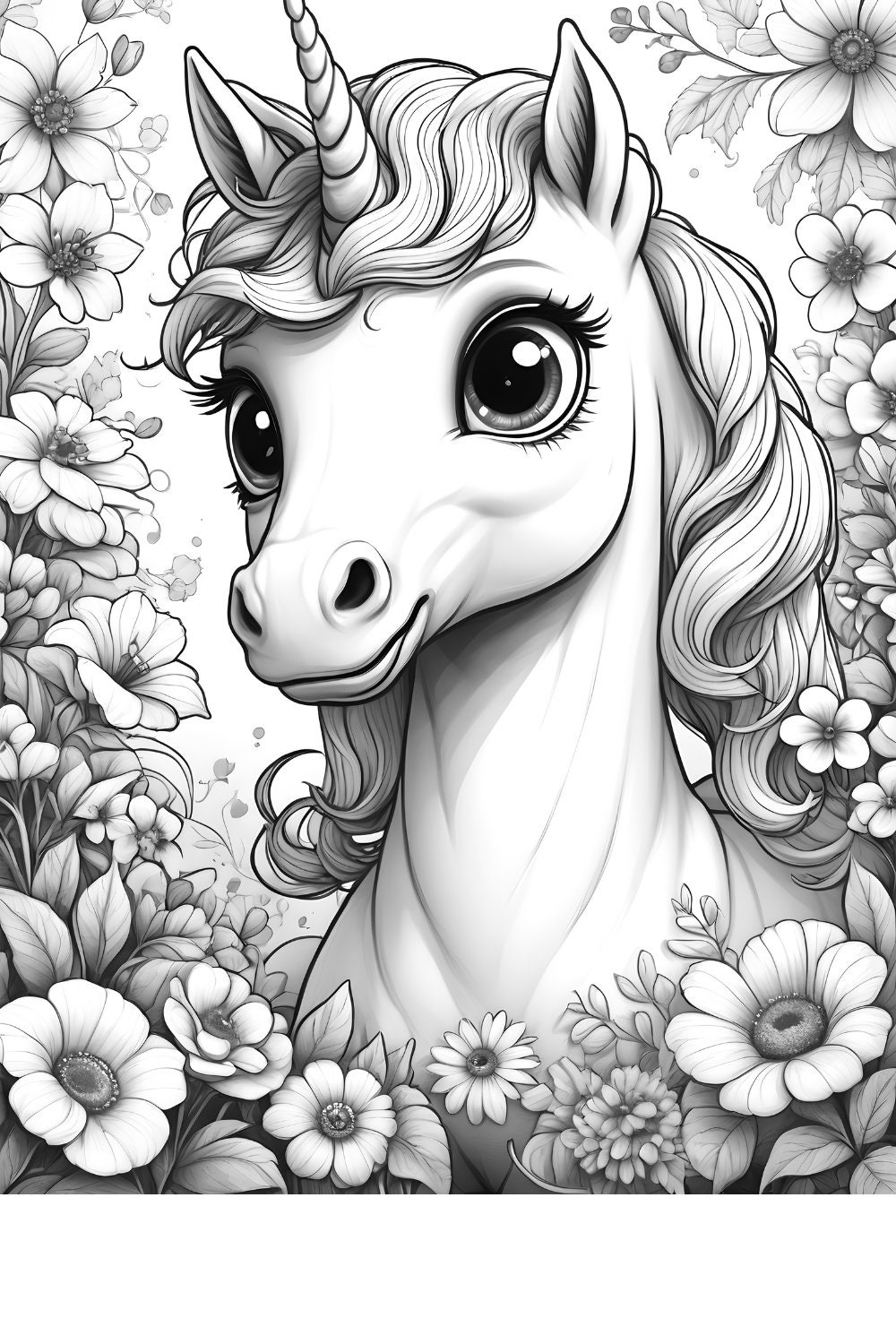 20 Cute Unicorn Coloring Pages for Adults | Printable Unicorn Coloring ...