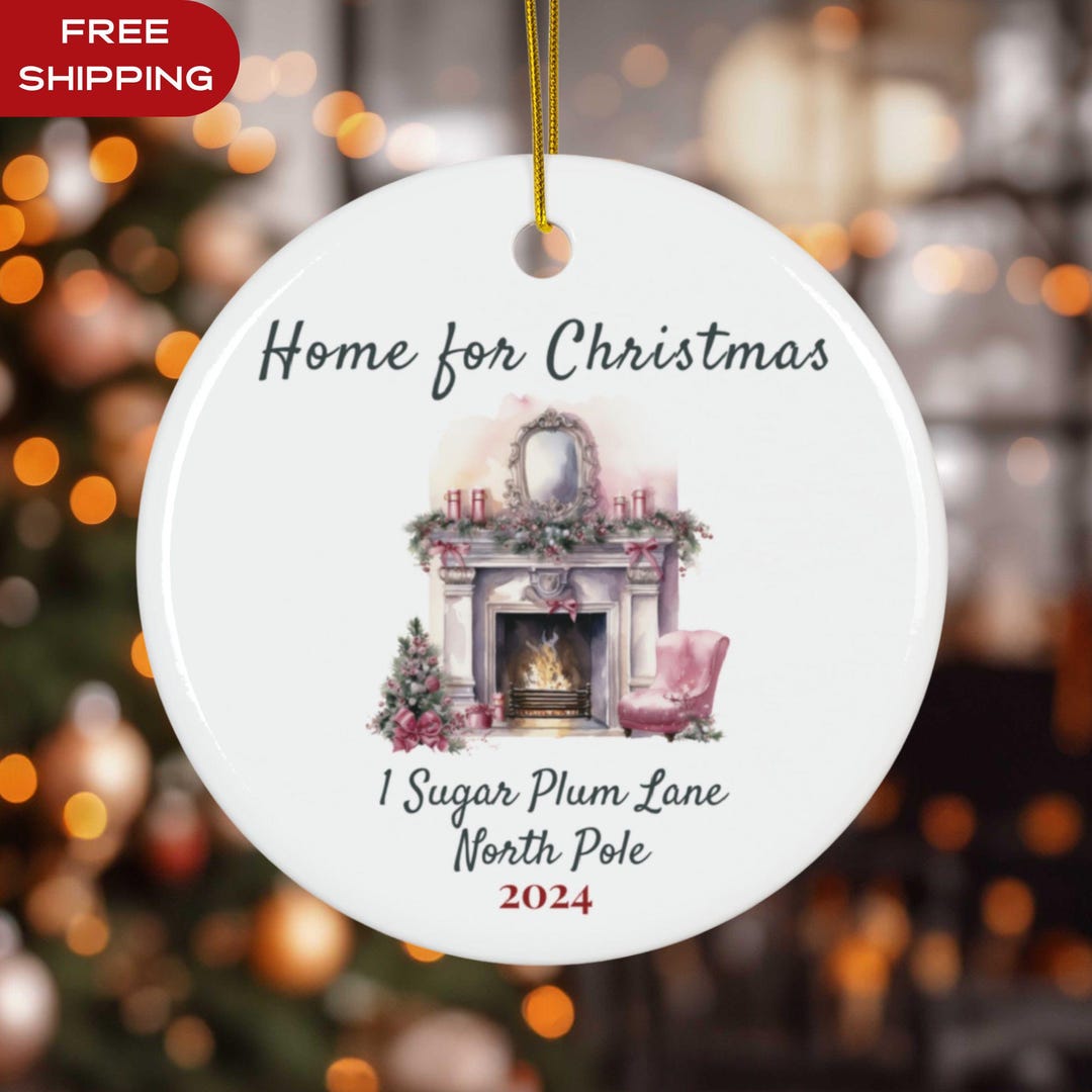 New Home Ornament Personalized Gift, New House Christmas Ornament 2024