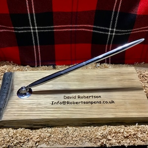Scotch Whisky Oak Barrel Staves Pen Holder .Great for a Writers, Whiskey Lover, Home or Office Desk, Birthday Present or Christmas Gift