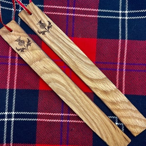 Scotch Whisky Barrel Bookmark: Reclaimed Oak, Scottish Gift