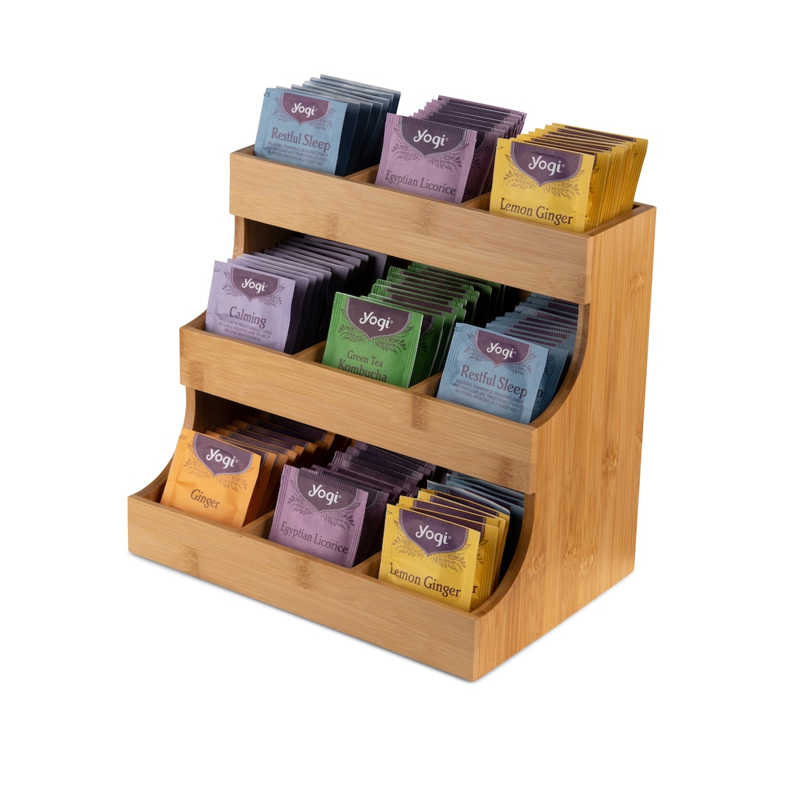 THEODORE Vertical Tea Bag Organizer. Bamboo Tea Bag Holder Etsy