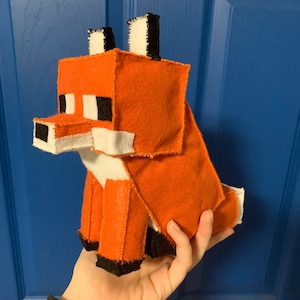 Cartamodello Minecraft Peluche Volpe (versione bundle) immagine 5