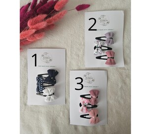 Magic baby hair clip / snap hair clip / double gauze hair clip / personalized baby shower gift idea / personalized Christmas gift