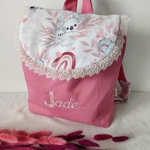 Sac à dos bébé enfant personnalisé prénom fait main/Sac maternelle/Sac à dos maternelle crèche brodé/Cartable école brodé