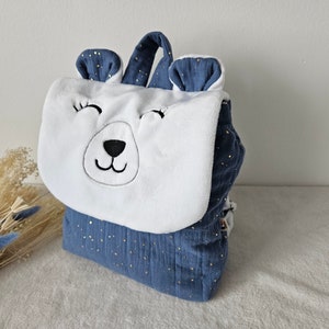 Sac à dos bébé personnalisé / cartable enfant crèche école maternelle / idée cadeau naissance bébé