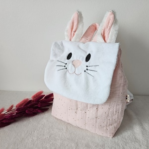 Sac à dos bébé enfant personnalisé prénom fait main/Sac maternelle/Sac à dos maternelle crèche brodé/Cartable école brodé