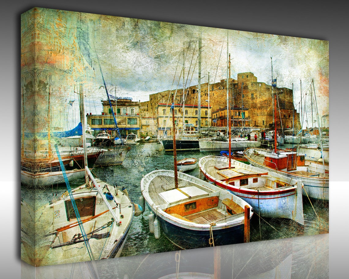 Vintage Canvas Art Vintage Wall Art Decor Vintage Print Art Etsy