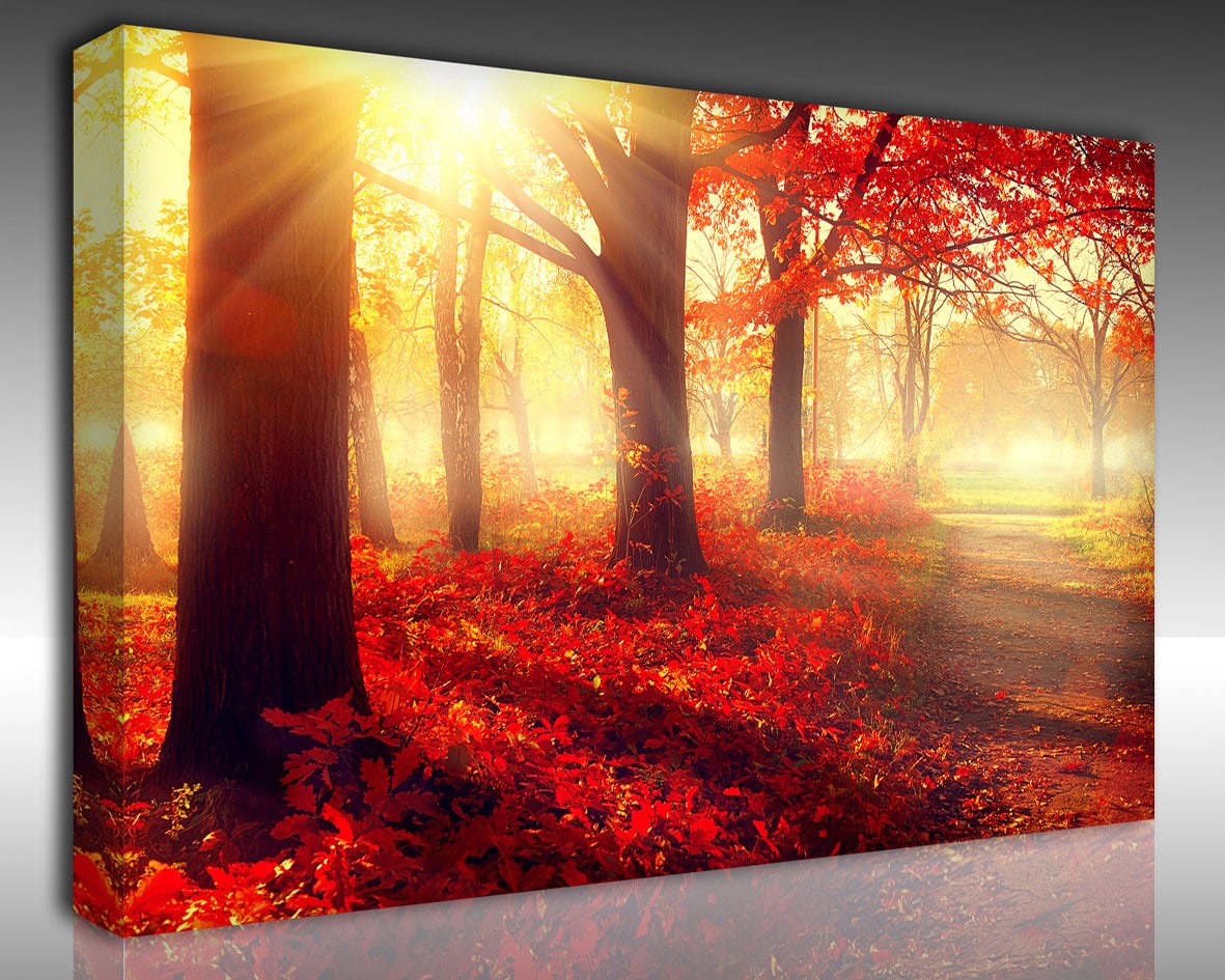 Landscape Wall Art Landscape Canvas Landscape Painting Etsy