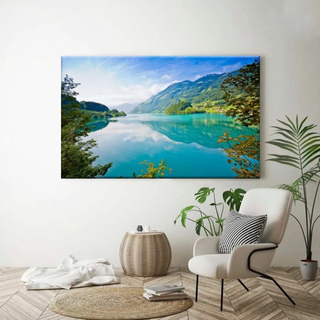 Landscape Wall Art Landscape Canvas Landscape Painting | Etsy