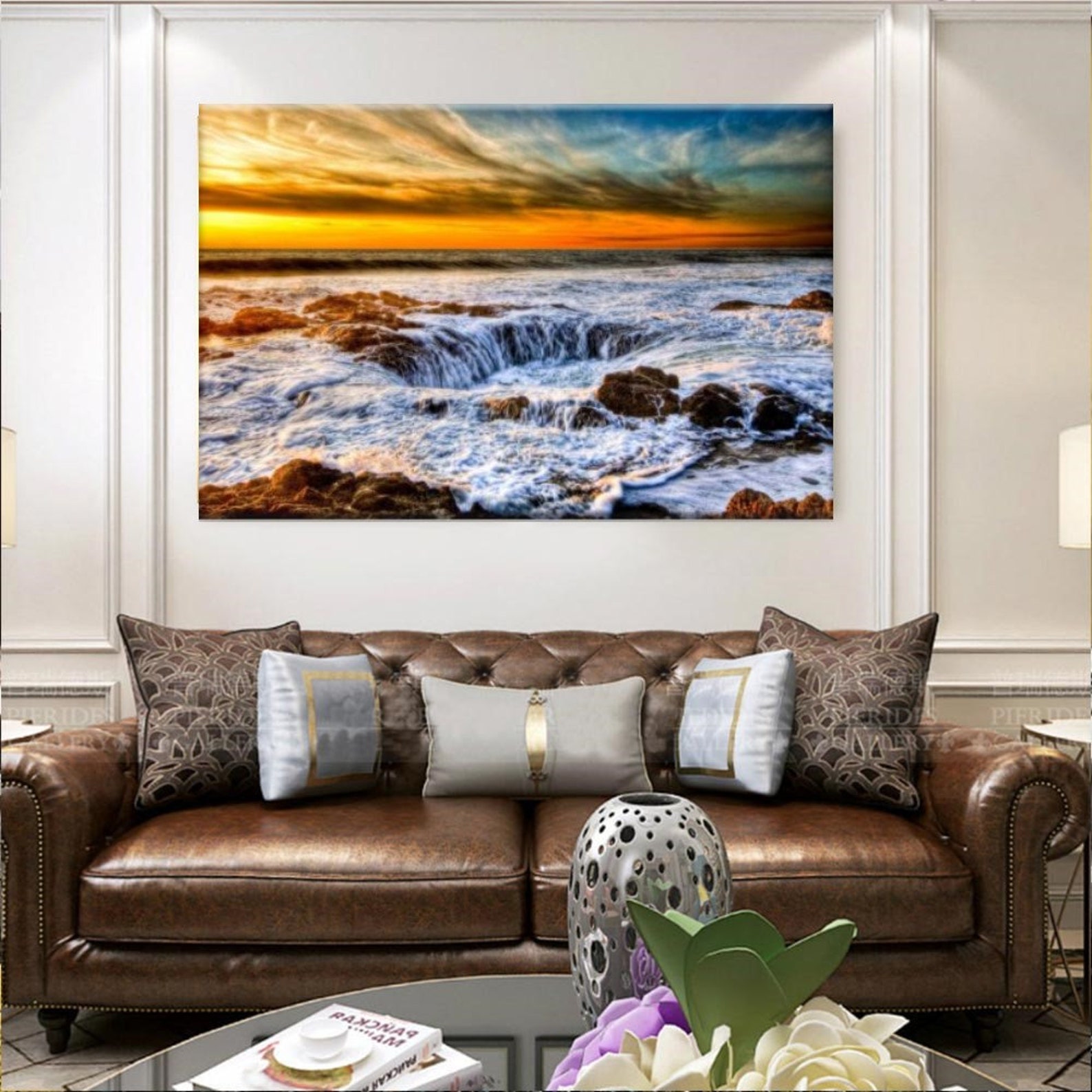 Landscape Wall Art Landscape Canvas Landscape Painting Etsy