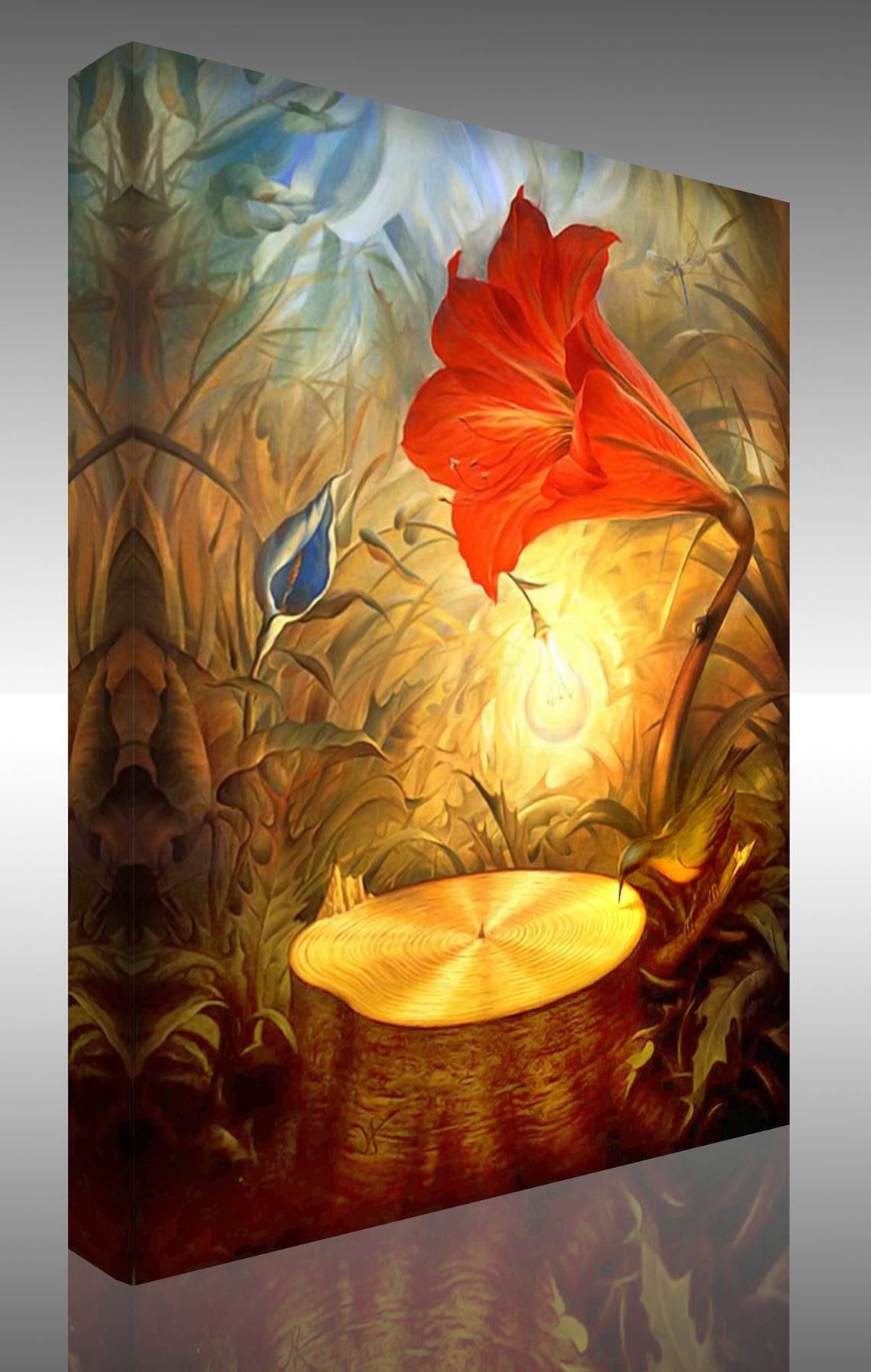 Surrealist Canvas Surrealist Wall Art Abstract Paintings Etsy