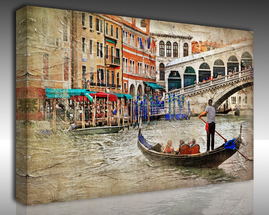 Vintage Canvas Art Vintage Wall Art Decor Vintage Print Art Etsy