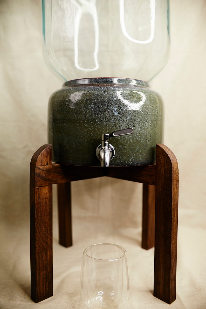 5 Gallon Bottle Ceramic Water Dispenser Pot Etsy