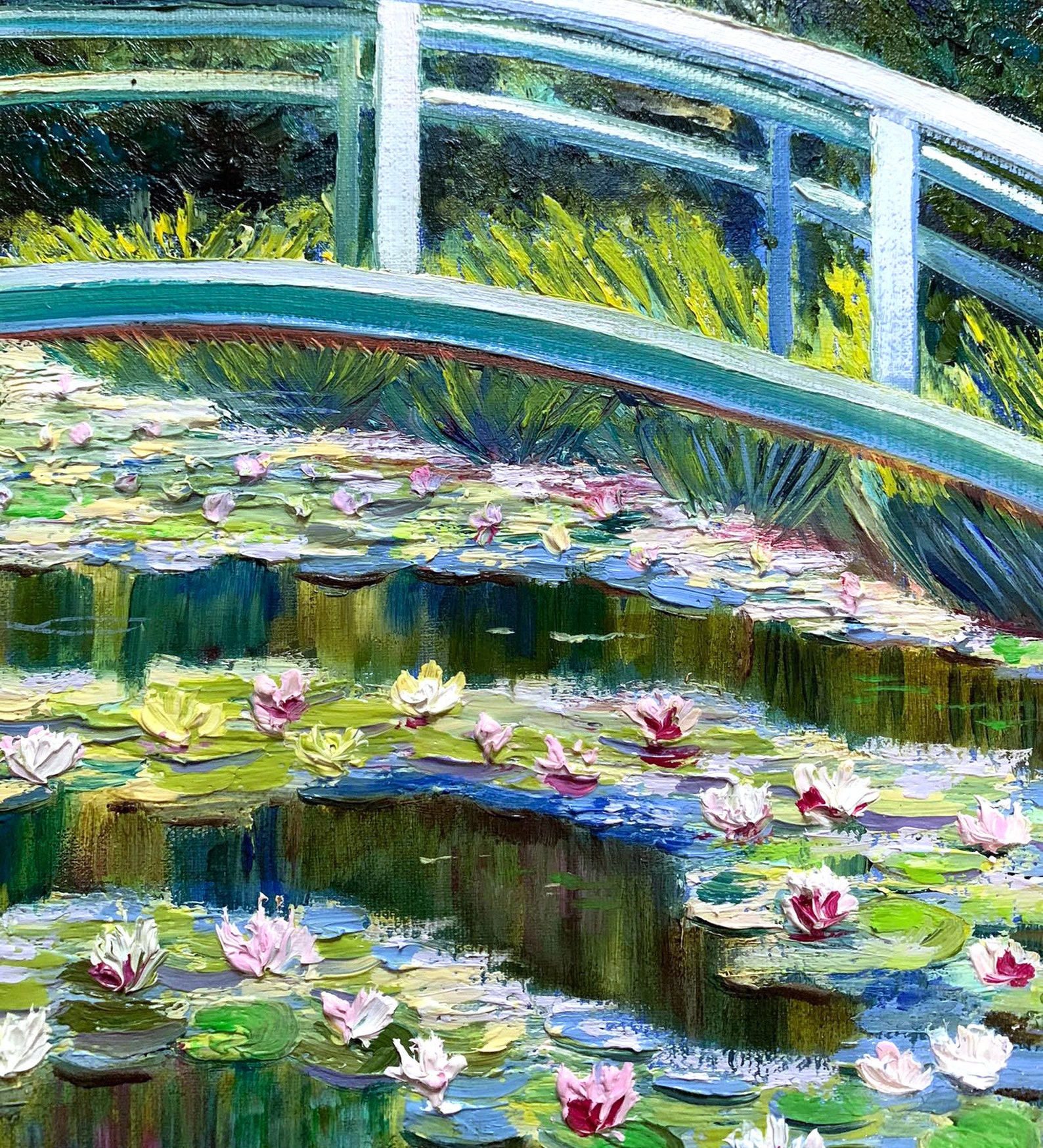 Ölgemälde Claude Malerei Teich Malerei Etsy
